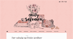 Desktop Screenshot of emilysalomon.dk